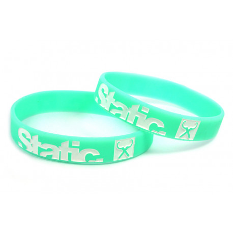 Rubber wrist band Static brățară silicon (Mint) | race-shop.ro