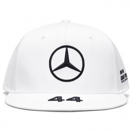 Sepci, Căciuli Șapcă Mercedes AMG Petronas F1 Lewis Hamilton 44, albă | race-shop.ro
