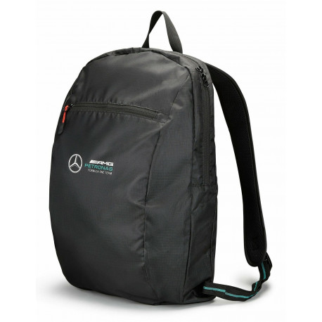 Genți, rucsac și portofele Rucsac împachetabil Mercedes Benz AMG Petronas F1, negru | race-shop.ro