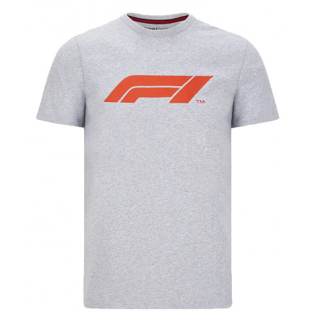 Tricouri Tricou Formula 1 cu logo mare, gri | race-shop.ro