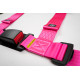 Centuri de siguranță și accesorii Centuri de siguranță în 4 puncte RACES Classic series, 2" (50mm), roz | race-shop.ro