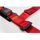 Centuri de siguranță și accesorii Centuri de siguranță în 4 puncte RACES Classic series, 2" (50mm), roșii | race-shop.ro