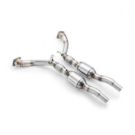 A6 Downpipe AUDI A6, S6, Allroad C5 2.7 T + SILENCER | race-shop.ro