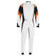 Combinezoane Combinezon Sparco cu omologare FIA COMPETITION (R567) alb/negru/portocaliu | race-shop.ro