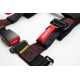 Centuri de siguranță și accesorii Centuri de siguranță în 4 puncte RACES Tuning series, 2" (50mm), negre | race-shop.ro