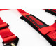 Centuri de siguranță și accesorii Centuri de siguranță în 4 puncte RACES Tuning series, 2" (50mm), roșii | race-shop.ro
