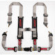 Centuri de siguranță și accesorii Centuri de siguranță sport în 4 puncte RACES Tuning 2" (50mm), gri | race-shop.ro