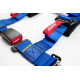 Centuri de siguranță și accesorii Centuri de siguranță în 4 puncte RACES Tuning series, 2" (50mm), albastre | race-shop.ro