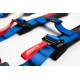 Centuri de siguranță și accesorii Centuri de siguranță în 4 puncte RACES Tuning series, 2" (50mm), albastre | race-shop.ro