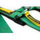 Centuri de siguranță și accesorii Centuri de siguranță în 5 puncte RACES Motorsport series, 3" (76mm), verde | race-shop.ro