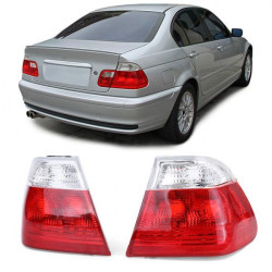 Stopuri exterior roșu, clare Facelift Optics pentru BMW E46 Sedan 98-01