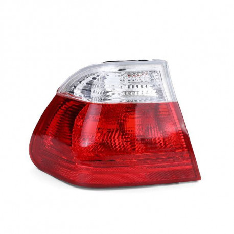 Iluminare auto RACES stop pentru BMW 3 Series E46 Sedan 98-01 (exterior), roșu-alb, transparent, stânga | race-shop.ro