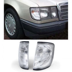 RACES semnalizatoare față pentru Mercedes E-Class W124 C124 S124 85-95, alb