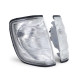 Iluminare auto RACES semnalizatoare față pentru Mercedes E-Class W124 C124 S124 85-95, alb | race-shop.ro
