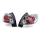 Iluminare auto RACES stopuri pentru Peugeot 206 hatchback 3D/5D 98-09, transparent, crom, V2 | race-shop.ro