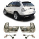 Iluminare auto RACES stopuri pentru BMW X5 E53 99-03, transparent, crom | race-shop.ro