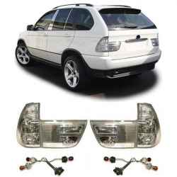 RACES stopuri pentru BMW X5 E53 99-03, transparent, crom