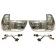 Iluminare auto RACES stopuri pentru BMW X5 E53 99-03, transparent, crom | race-shop.ro