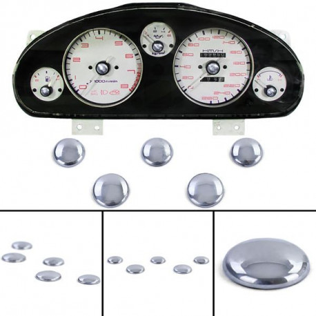 Body kit și tuning vizual Capacele ceasuri indicatoarte țel inoxidabil pentru Mazda MX5 NA 89-98 | race-shop.ro