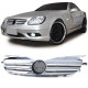 Body kit și tuning vizual Grilă sport cromă pentru Mercedes SLK R170 96-04 | race-shop.ro