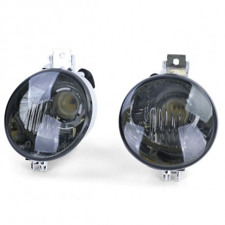 Iluminare auto RACES semnalizatoare față pentru VW Lupo, transparent, negru | race-shop.ro