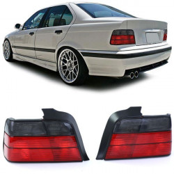 Stopuri roșu/negre (pereche) pentru BMW 3 Series E36 Sedan 90-99