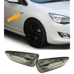 Indicatoare laterale negru-fumuriu pentru Opel Astra J K Insignia B Zafira C