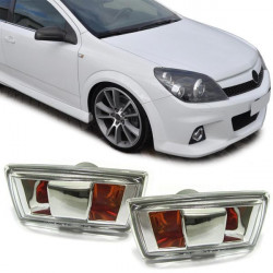 Lumini indicatoare laterale crom pereche pentru Opel Astra H Corsa D Zafira B Insignia