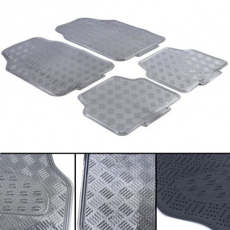 Universale Covorașe auto 4 buc crom carbon | race-shop.ro