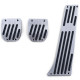 Pedale Set pedale din aluminiu pentru BMW E34 E39 E60 E61 E32 E38 E63 E64 | race-shop.ro