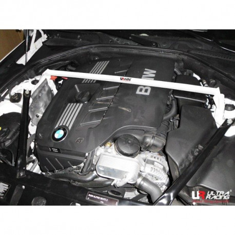 Bară rigidizare BMW 520/525/528 F10 10+ UltraRacing 2-puncte Bară rigidizare sus amortizor fată | race-shop.ro