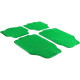 Universale Covorașe auto 4 buc crom verde | race-shop.ro