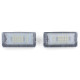 Iluminare auto RACES lămpi LED număr înmatriculare pentru BMW E46 Limou Touring 98-03, alb | race-shop.ro