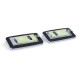 Iluminare auto RACES lămpi LED număr înmatriculare pentru BMW E46 Limou Touring 98-03, alb | race-shop.ro