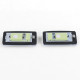 Iluminare auto RACES lămpi LED număr înmatriculare pentru BMW E46 Limou Touring 98-03, alb | race-shop.ro