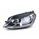 Iluminare auto Faruri H7 H15 cu motoraș negru stânga pentru VW Golf 7 din 12 | race-shop.ro