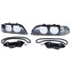 Iluminare auto RACES sticlă far pentru BMW 5 Series E39 (TYC), negru-fumuriu | race-shop.ro