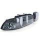 Iluminare auto RACES sticlă far pentru BMW 5 Series E39 (TYC), negru-fumuriu | race-shop.ro