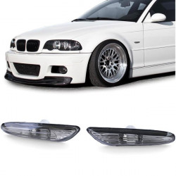 Indicatoare laterale negru-fumuriu pentru BMW 3 Series E46 00-01 5 Series E60 E61 X3 E83