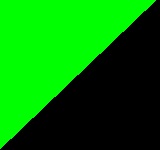 Negru / verde